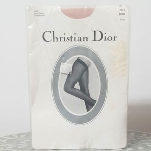 Vtg Christian Dior Thigh High Stockings